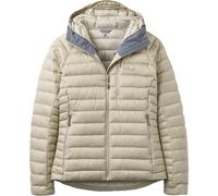 Rab - Doudoune de randonnée en duvet recyclé - Microlight Alpine Hoody W Dark Pebble - Taglia M - Beige