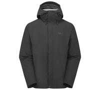 Rab - Downpour Jacket - Giacca antipioggia S grigio/nero