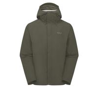 Rab Downpour M - giacca hardshell - uomo S Dark Green man Pfc-Free,Dwr,Pertex