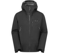 Rab - Giacca da trekking 2,5 strati - Downpour Mountain Jacket Black - Taglia S - Nero