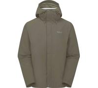 Rab - Giacca da escursionismo 2,5 strati - Downpour Mountain Jacket Army per Uomo - Taglia L - Kaki