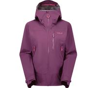 Rab - Giacca da escursionismo a 2,5 strati - Downpour Mountain Jacket W Mulberry per Donne - Taglia 12 UK - Viola