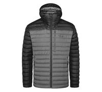 Rab Giacca Microlight Alpine, Black-Graphene, M