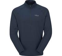 Rab - Maglietta a maniche lunghe leggera e traspirante - Sonic LS Zip Tempest Blue per Uomo in Pelle - Taglia S - Blu navy