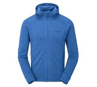 Rab Nexus Hoody - Felpa da uomo in pile leggero, con cerniera intera, per escursionismo e arrampicata, Blu Maya, Large