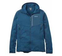 Rab - Pile tecnico caldo e traspirante - Ascendor Hoody Tempest Blue per Uomo - Taglia L