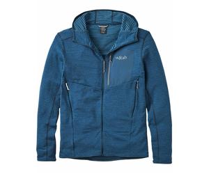Rab - Pile tecnico leggero e traspirante - Ascendor Light Hoody Tempest Blue per Uomo - Taglia M