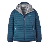 Rab - Piumino antivento da uomo - Microlight Windstopper Hoody Tempest Blue per Uomo in Pelle - Taglia XL