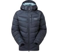 Rab - Piumino caldo e comprimibile - Glaceon Pro Jacket W Beluga in Pelle - Taglia XS - Blu navy