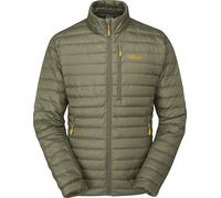 Rab - Piumino caldo in piuma - Microlight Jacket Light Khaki per Uomo in Pelle - Taglia M - Kaki