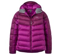 Rab - Piumino da donna caldo e Comprimibile - Glaceon Pro Jacket W Mulberry Plum per Donne in Pelle - Taglia 10 UK - Viola