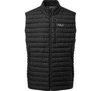 Rab - Piumino senza maniche in piuma d'oca - Microlight Vest Black per Uomo in Pelle - Taglia L - Nero