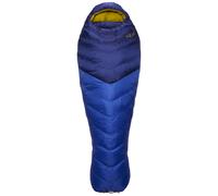 Rab - Sacco a pelo 3 stagioni - Neutrino 400 Nightfall Blue in Pelle - Taglia Long Wide