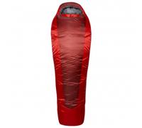 Rab - Solar Eco 3 - Sacco a pelo sintetico bis 200 cm Körperlänge - Width: Wide Zip: Left rosso