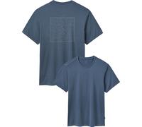 Rab - T-shirt da escursionismo stretch e traspirante - Crimp Elevation Tee Tempest Blue per Uomo in Legno - Taglia M