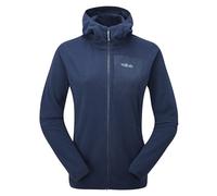 Rab Tecton Hoody - Giacca in pile da donna con cerniera intera, per escursionismo e arrampicata, Inchiostro profondo, Medium