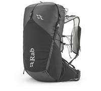 Rab Veil XP - Zaino da 30 litri, leggero, traspirante, per trail running ed escursionismo, Nero , M