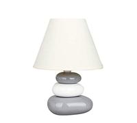 Rabalux Salem lampada da tavolo 1x40 W bianco-argento 4948