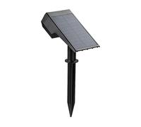 rabalux 77088 - Lampada solare NANTES LED, 0,5 W, 3000 K, IP65, in plastica, nero, trasparente, altezza: 26 cm, larghezza: 11 cm, sensore di luce