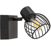 Rabalux Aberama lampada da parete 1x10 W nero 73001