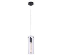Rabalux Acantha lampada sospesa 1x60 W nero-trasparente 5258