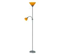 Rabalux Action lampada da terra 2x100 W argento-arancione 4026