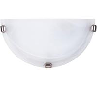 Rabalux Alabastro lampada da parete 1x60 W bianco-cromo 3002