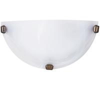 Rabalux Alabastro lampada da parete 1x60 W bianco-marrone 3003