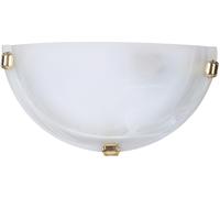 Rabalux Alabastro lampada da parete 1x60 W bianco-oro 3001
