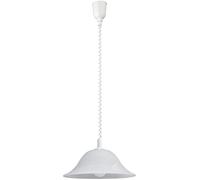 Rabalux Alabastro lampada sospesa 1x60 W bianco 3904