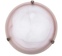 Rabalux Alabastro plafoniera 2x60 W rosa 3353