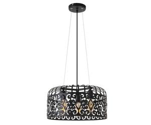 Rabalux Alessandra lampada sospesa 3x60 W nero 2158