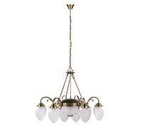 Rabalux Annabella lampada sospesa x60 W bianco-ottone 8636