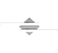 Rabalux Antonia lampada da parete 4x6 W bianco-cromo 5896