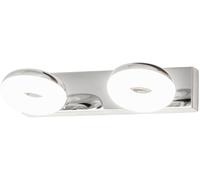 Rabalux Beata lampada da parete 2x5 W bianco-cromo 5717