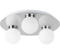 Rabalux Becca lampada da soffitto 3x28 W bianco-cromo 2113