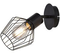 Rabalux Belano lampada da parete 1x40 W nero 3534