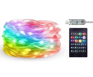 Rabalux Biri ghirlanda esterna 1x3.2 W trasparente 77124