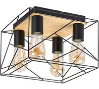 Rabalux Boire lampada da soffitto 4x40 W nero 71024