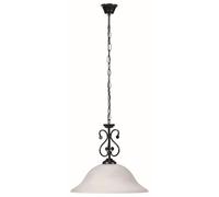 Rabalux Dorothea lampada sospesa 1x60 W bianco-nero 7776