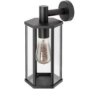 Rabalux Dubrovnik lampada da parete per esterni 1x40 W nero-trasparente 7238