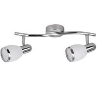 Rabalux Elite lampada da soffitto 2x40 W bianco-cromo 6061