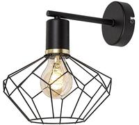 Rabalux Fran lampada da parete 1x40 W nero 71064