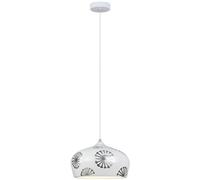 Rabalux Ginger lampada sospesa 1x40 W bianco-argento 6049