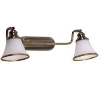 Rabalux Grando lampada da parete 2x40 W bianco-marrone 6546