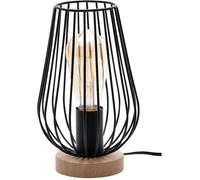 Rabalux Gremio lampada da tavolo 1x40 W nero-legno 6915