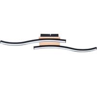 Rabalux Heimdalla lampada da soffitto 1x12 W bianco-nero-legno 2280