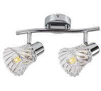 Rabalux Hestia lampada da soffitto 2x40 W cromo-trasparente 5300