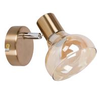Rabalux Holly lampada da parete 1x40 W ottone-ambra 5546