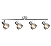 Rabalux Holly lampada da soffitto 4x40 W cromo-fumé 5559